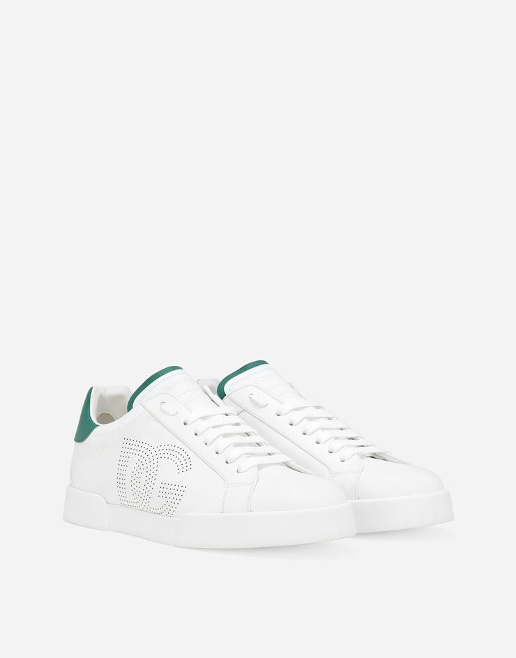Dolce & Gabbana Zapatilla Portofino en piel de becerro Rebajas de fin de temporada