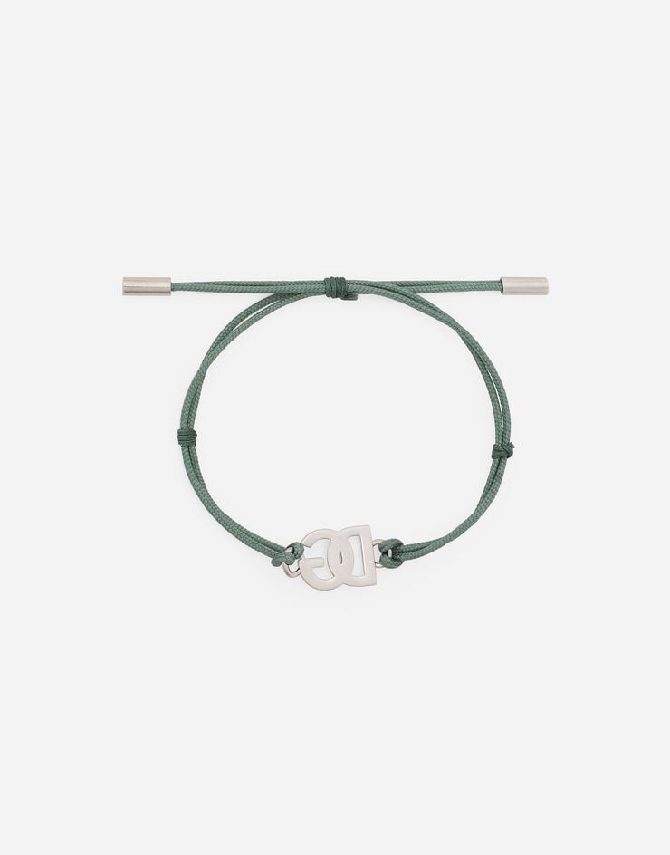 Dolce & Gabbana Pulsera de cuerda con logotipo DG En línea