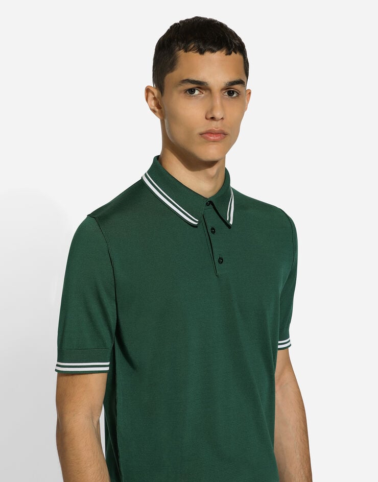 Dolce & Gabbana Polo de seda Gran oferta