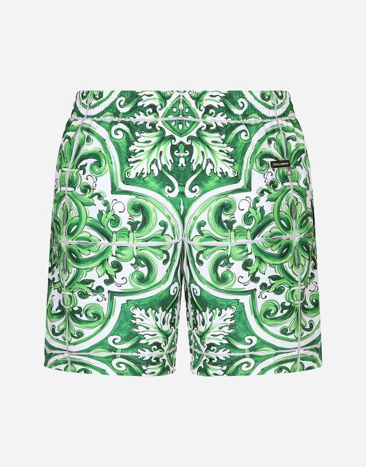 Dolce & Gabbana Bañador bóxer medio con estampado Maiolica Tienda