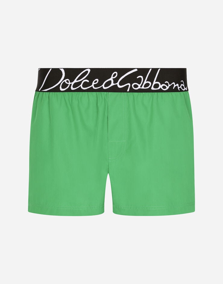 Dolce & Gabbana Bañador bóxer corto con logotipo Dolce&Gabbana