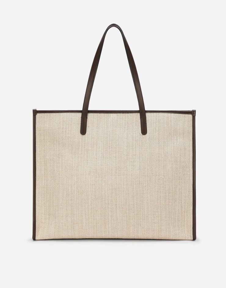 Dolce & Gabbana Bolso shopper grande de lona estructurada Precio de fábrica