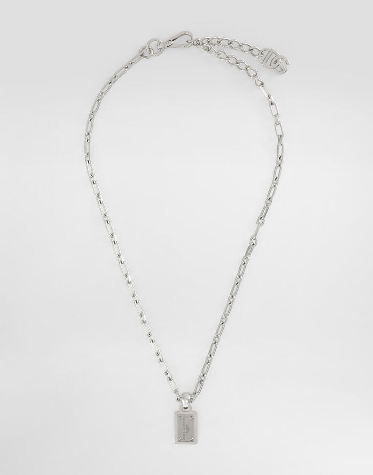 Dolce & Gabbana Collar con placa con logotipo Dolce&Gabbana