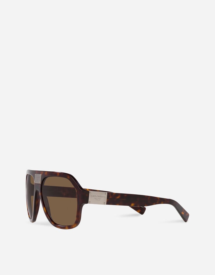 Dolce & Gabbana Gafas de sol DG Plaque Grandes descuentos