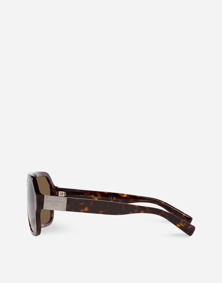 Dolce & Gabbana Gafas de sol DG Plaque Grandes descuentos
