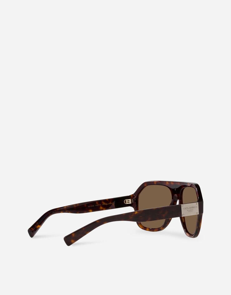 Dolce & Gabbana Gafas de sol DG Plaque Grandes descuentos