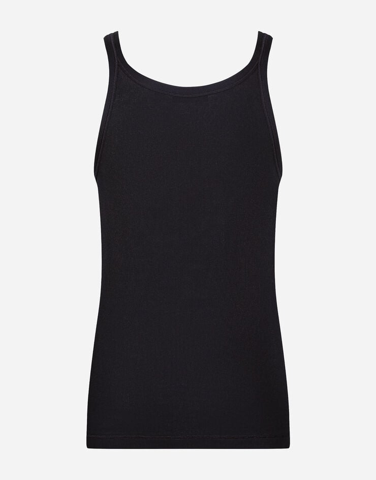 Dolce & Gabbana Camiseta sin mangas slim acanalada Envío internacional gratuito