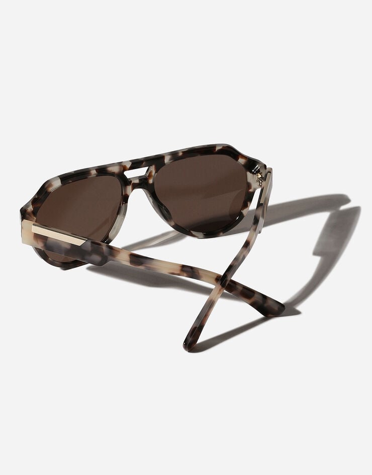 Dolce & Gabbana Gafas de sol Mirror Logo Última moda