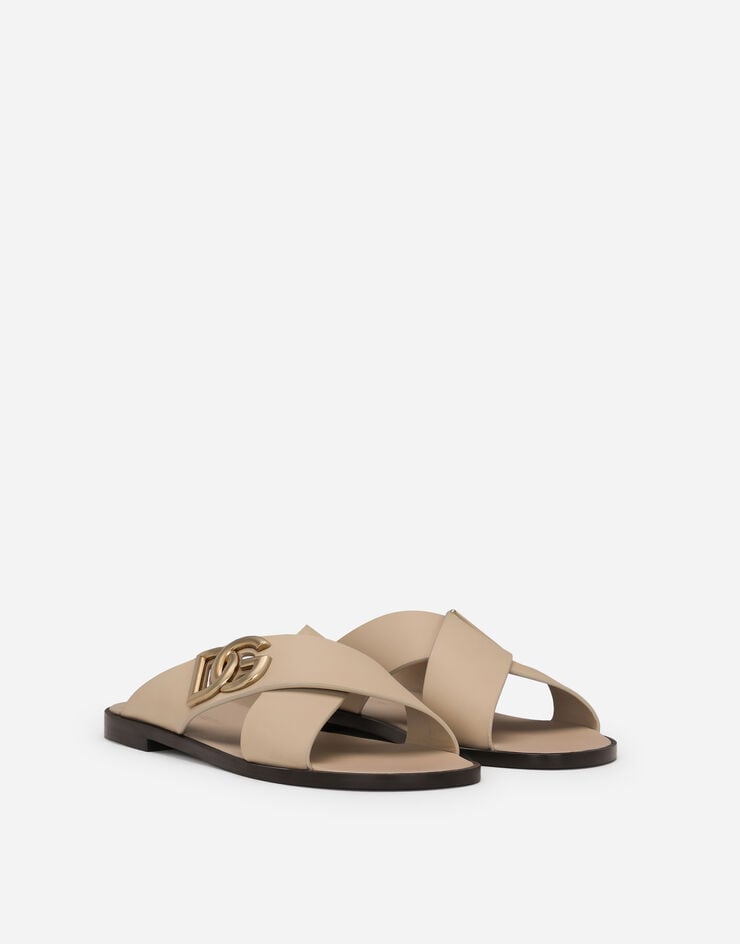 Dolce & Gabbana Sandalia en piel de becerro Grandes ahorros