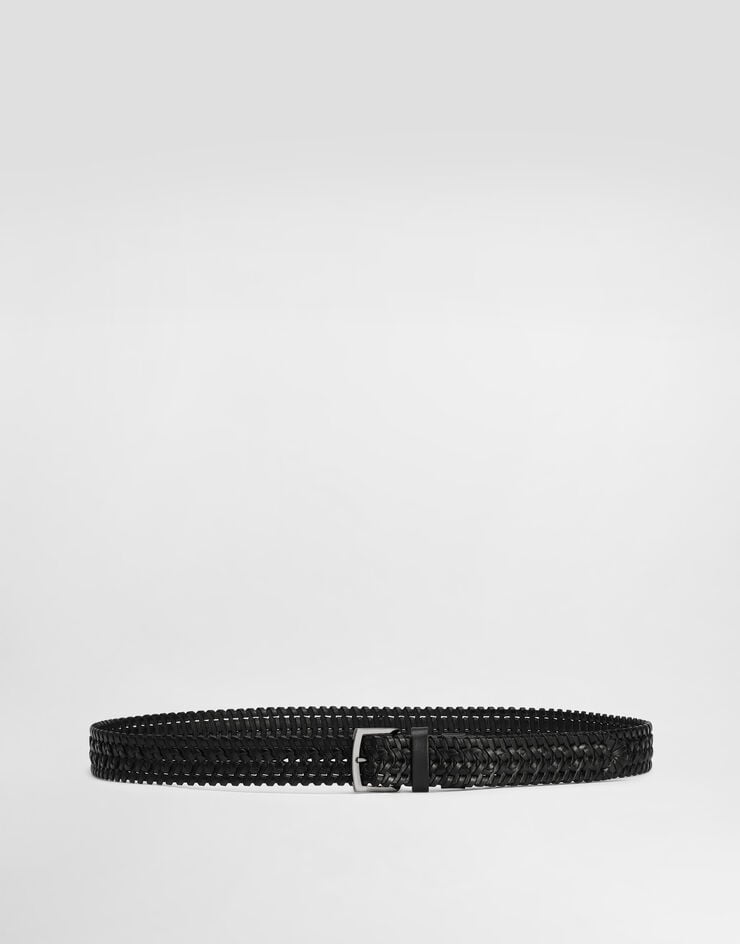 Dolce & Gabbana Cinturón de piel trenzada