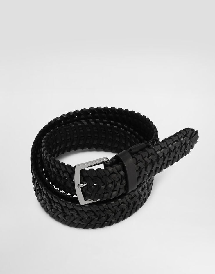 Dolce & Gabbana Cinturón de piel trenzada En oferta