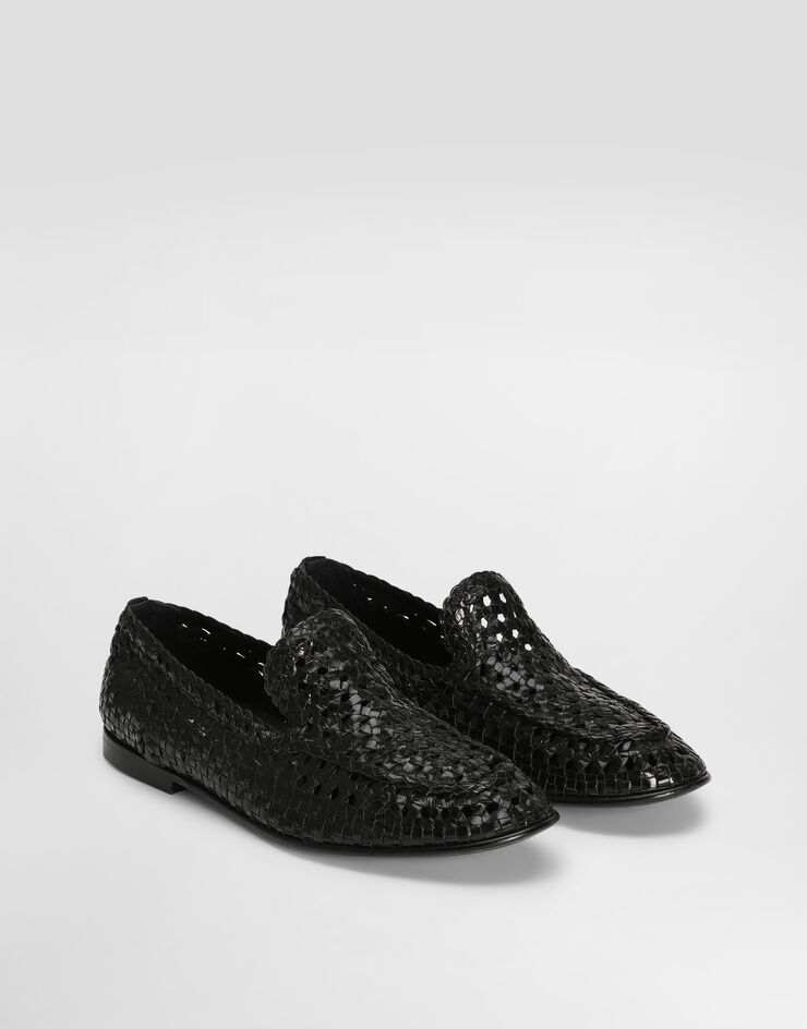 Dolce & Gabbana Slipper en piel de cabra brillante Rebajas baratas