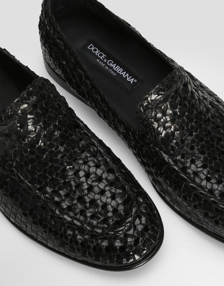 Dolce & Gabbana Slipper en piel de cabra brillante Rebajas baratas
