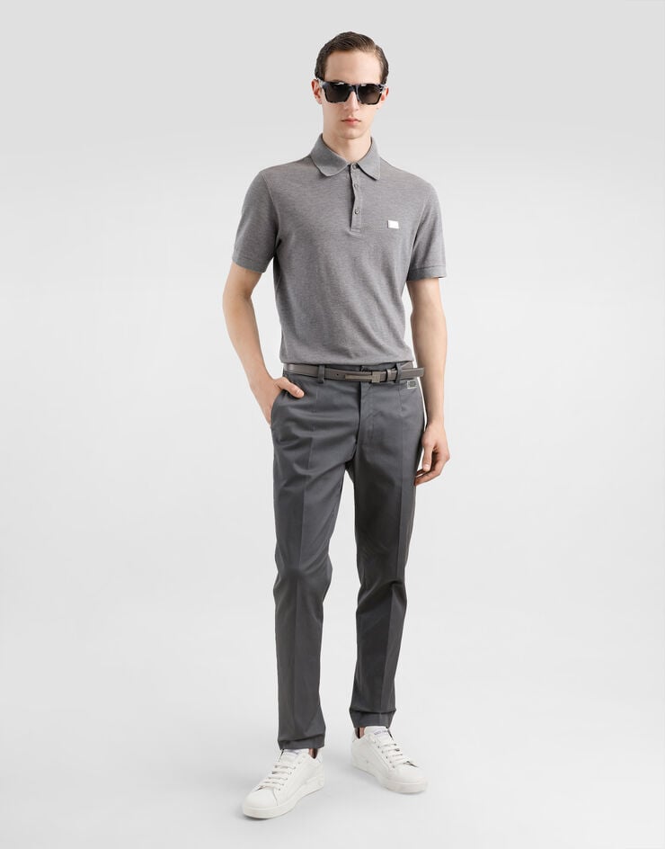 Dolce & Gabbana Pantalón sastre de algodón ÚLTIMAS EDICIONES