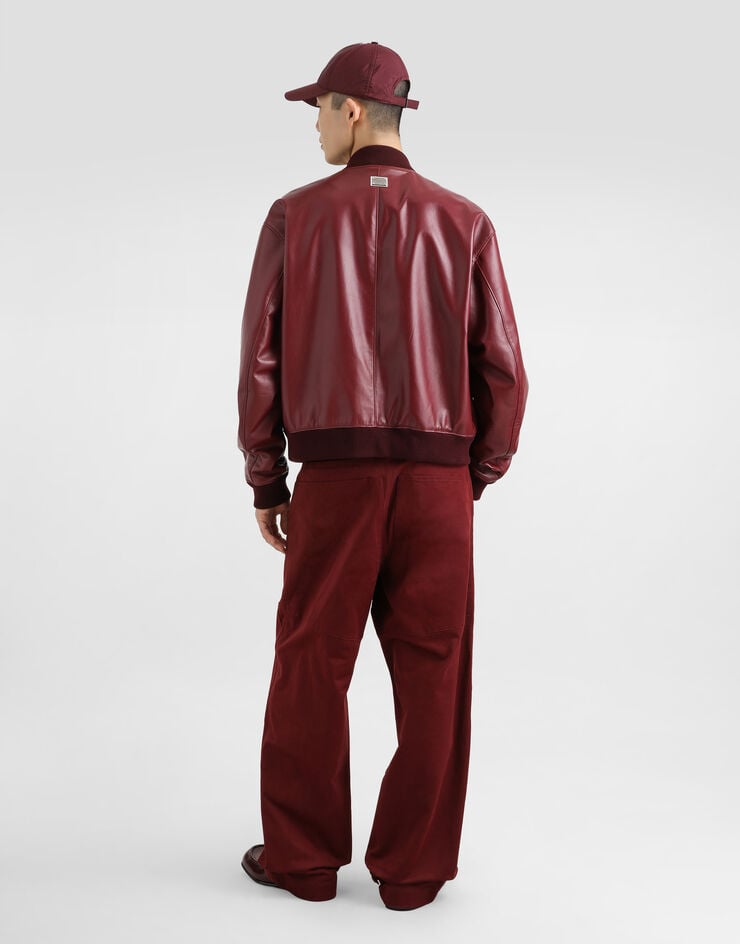 Dolce & Gabbana Pantalones cargo de algodón con placa Oferta especial de fábrica