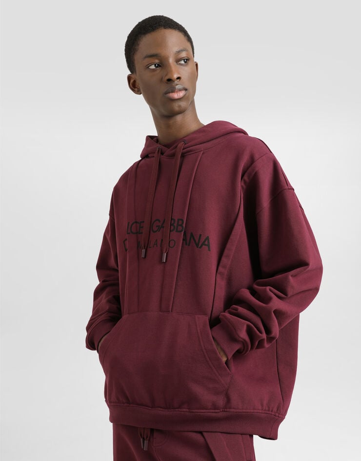 Dolce & Gabbana Sudadera con capucha de algodón con logotipo Superdescuento
