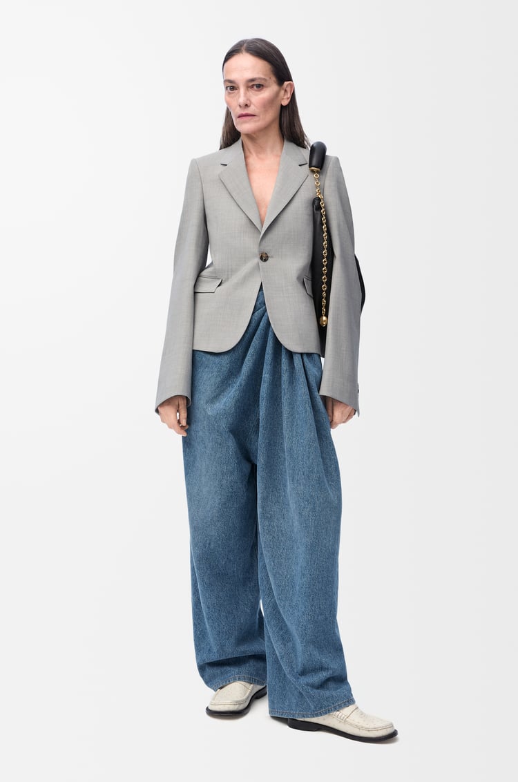 ﻿Loewe Draped jeans in denim 1 Colours Precio de fábrica