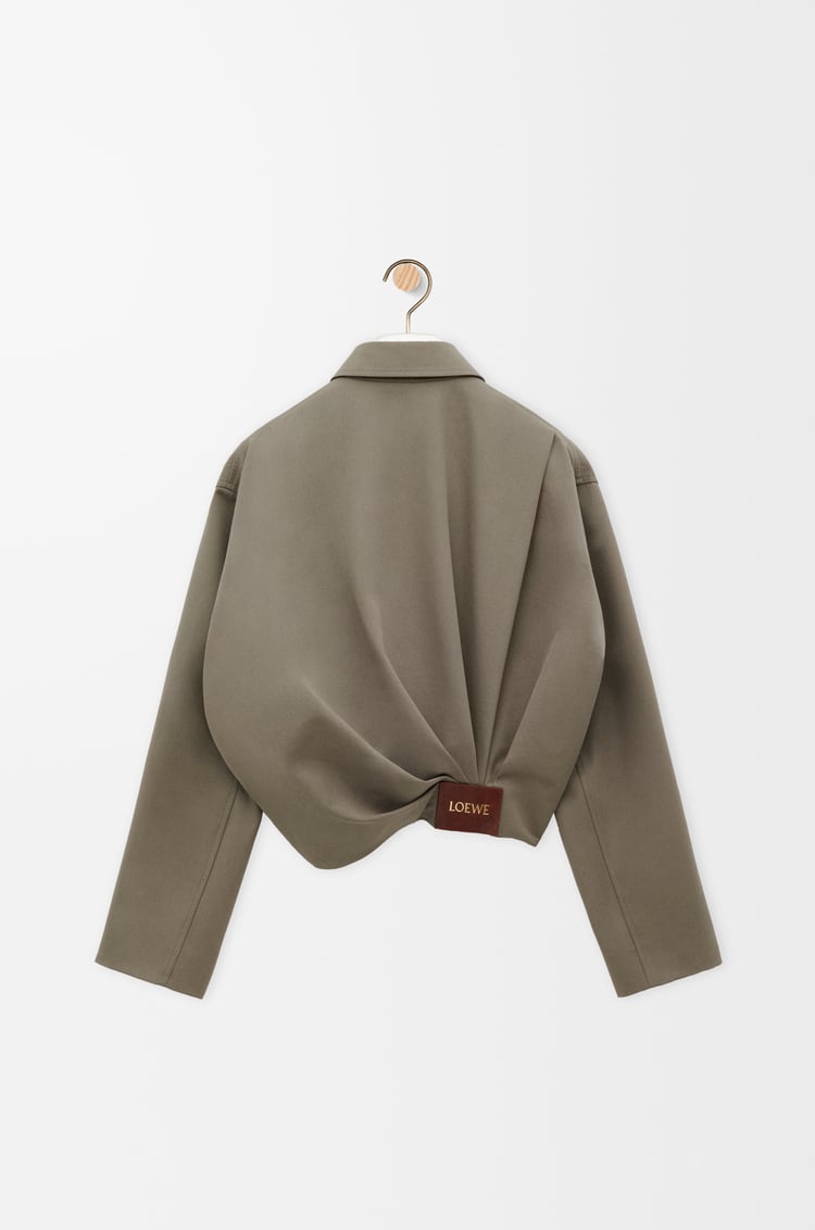 Loewe Draped jacket in cotton and silk 2 Colours Promoción por tiempo limitado
