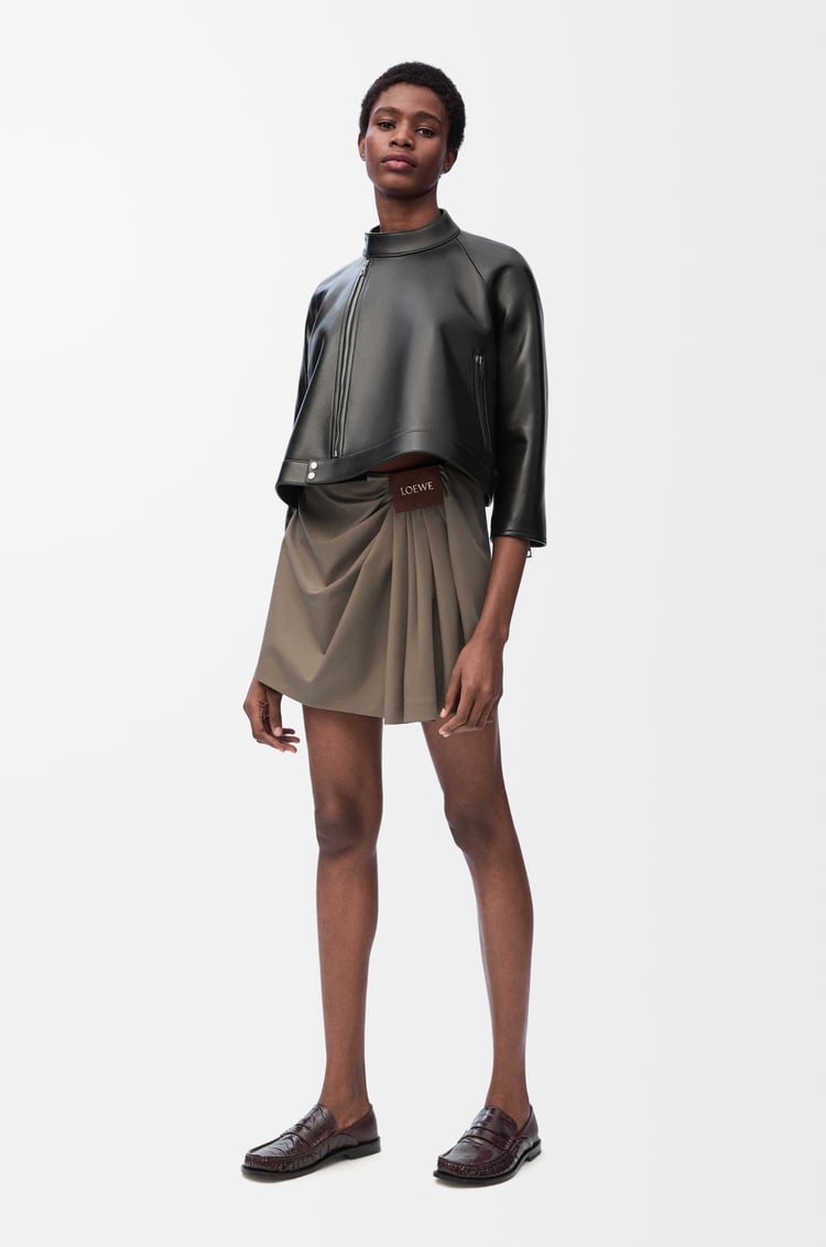 Loewe Draped skirt in cotton and silk 2 Colours Oferta especial de fábrica