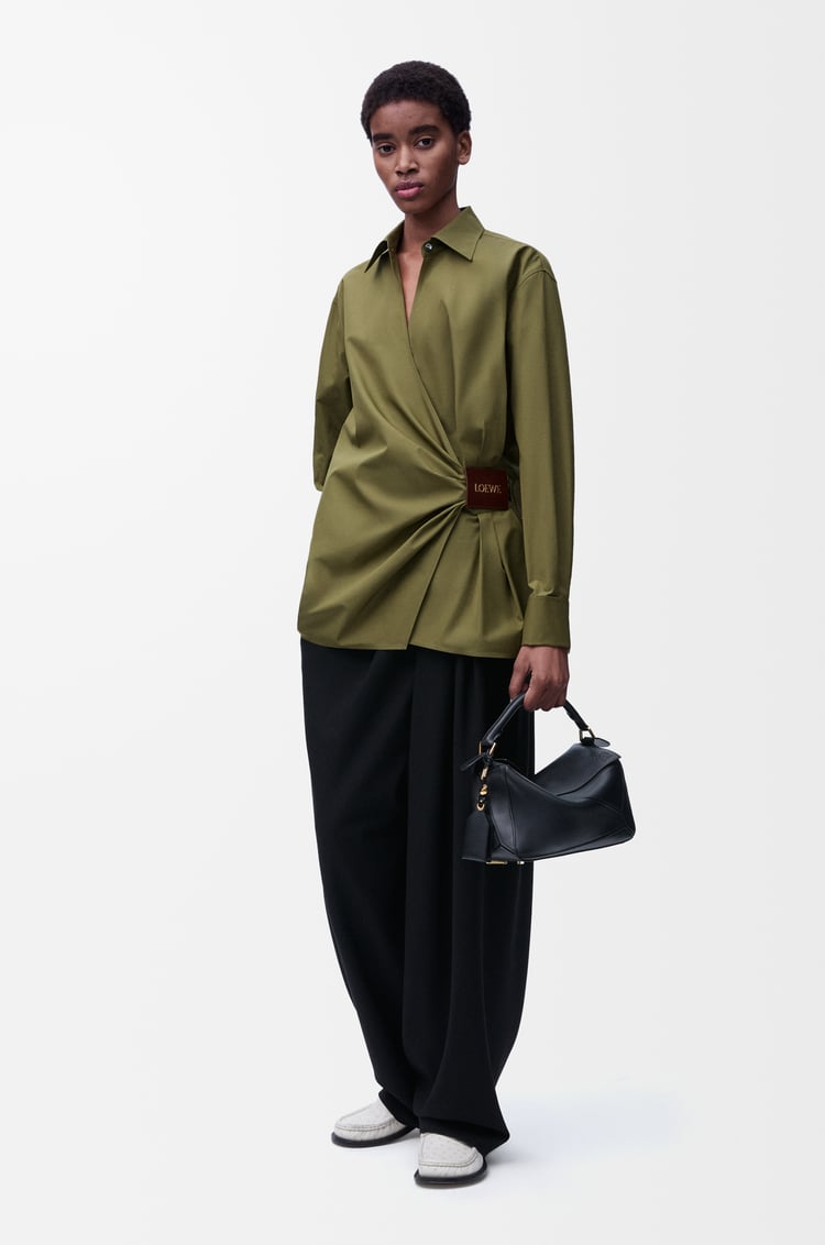 Loewe Draped shirt in cotton 2 Colours Gran oferta