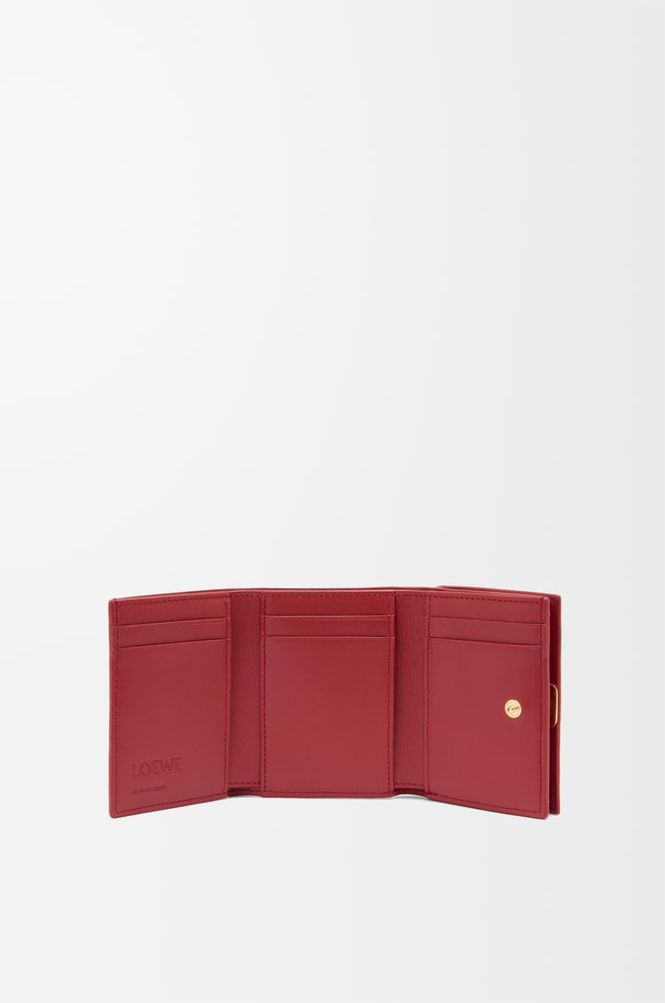Loewe Puffer Anagram trifold wallet in shiny nappa calfskin 5 Colours Libre de impuestos