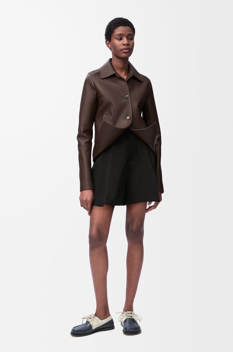 Loewe Trapeze shorts in cotton and silk 2 Colours Solo hoy