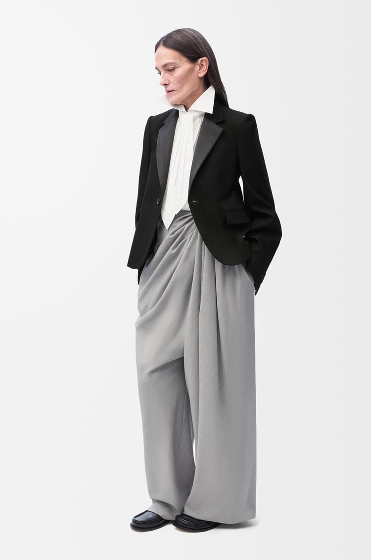 Loewe Draped trousers in wool 1 Colours Liquidación