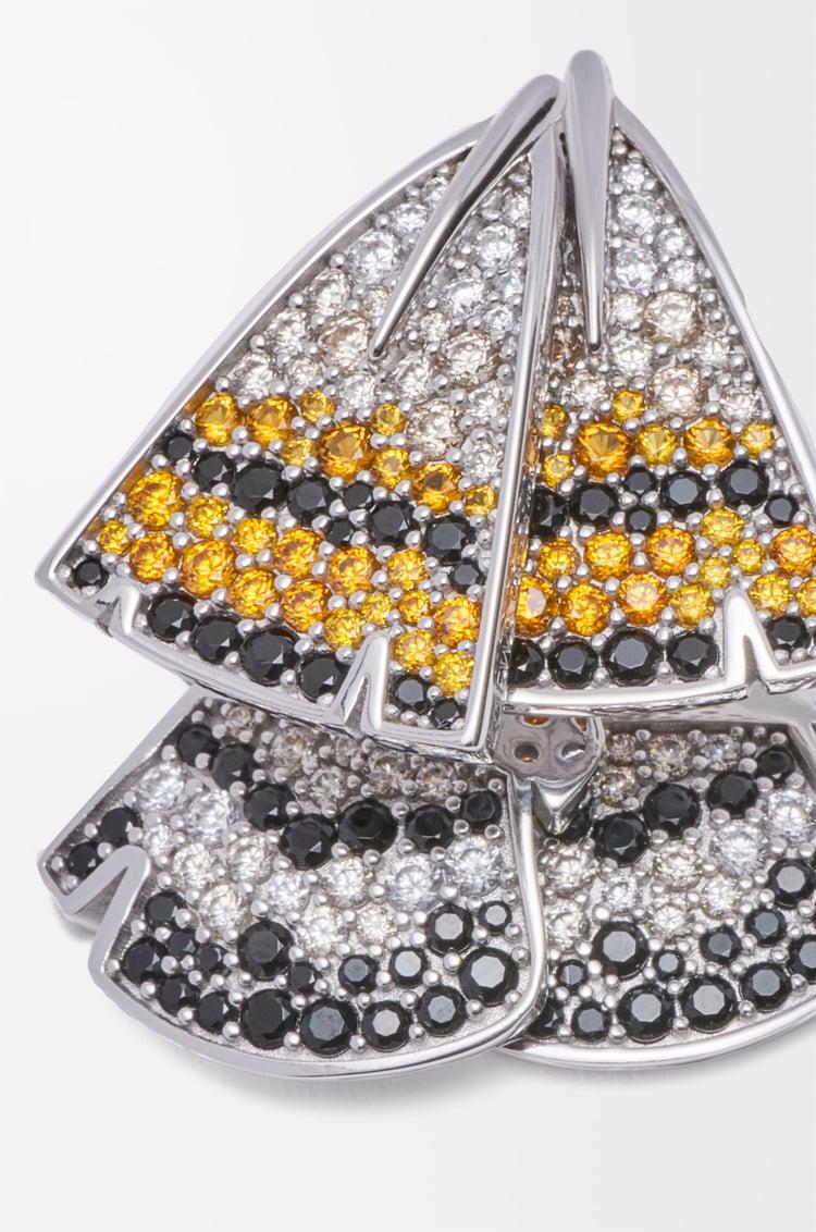Loewe Feather earrings in sterling silver and crystals 1 Colours Ofertas