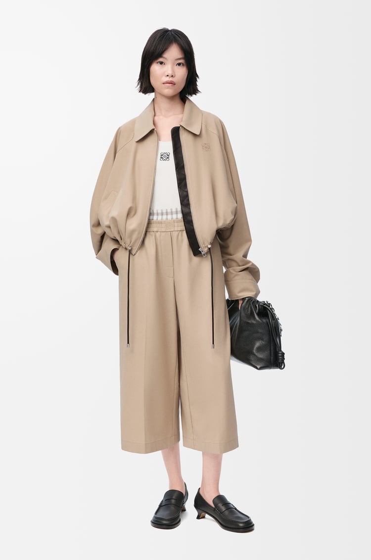Loewe Cropped trousers in cotton 2 Colours Venta caliente
