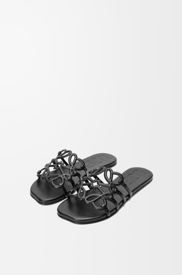 Loewe Petal Anagram slide in soft calfskin 3 Colours Liquidación