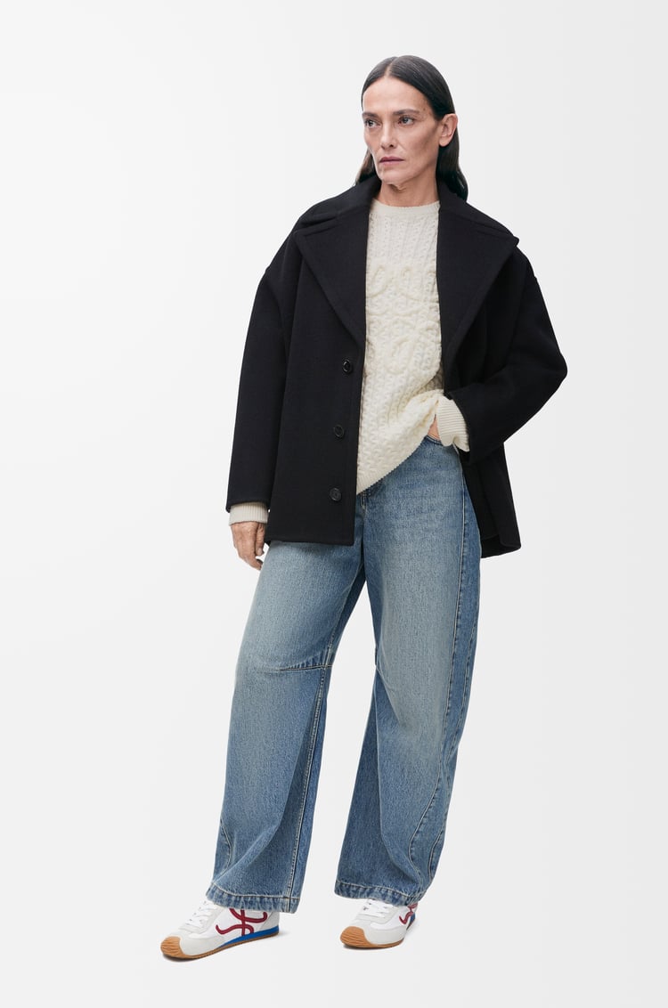 Loewe Short coat in wool 3 Colours Oferta especial
