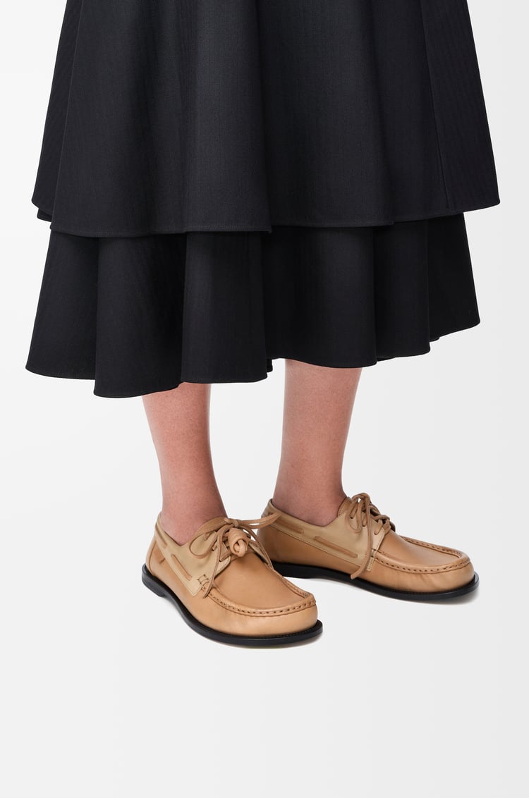 Loewe Campo boat shoe in soft calfskin 3 Colours Últimos 3 días