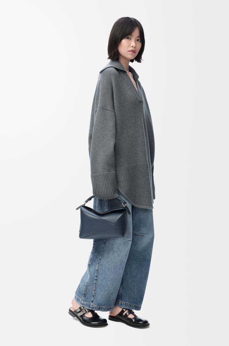 Loewe Anagram barrel jeans in denim 1 Colours Liquidación