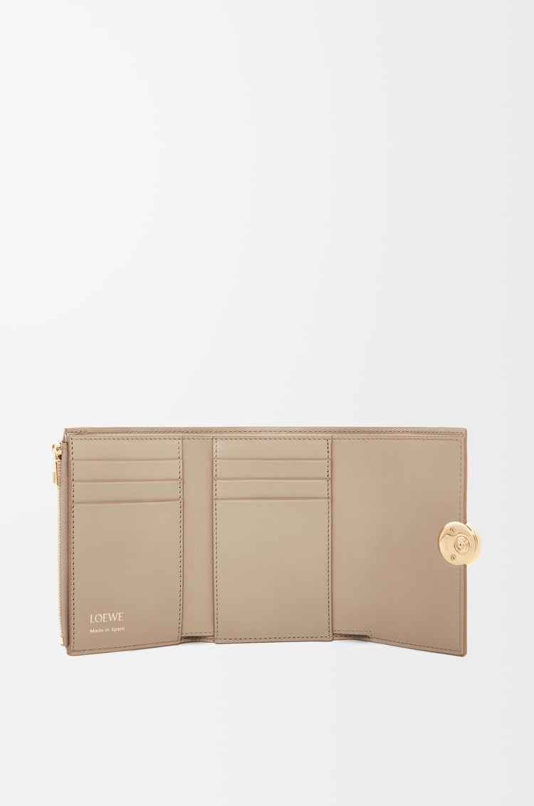Loewe Pebble small vertical wallet in shiny nappa calfskin 9 Colours En línea