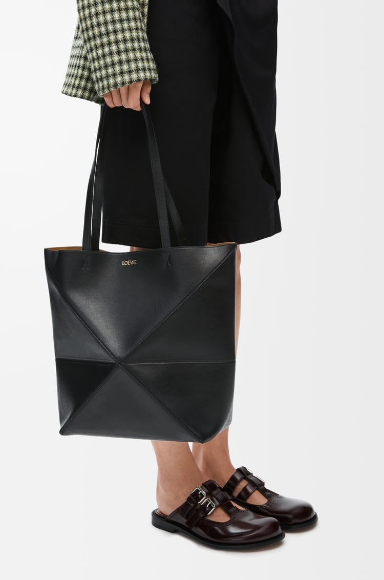 Loewe Medium Puzzle Fold tote in shiny calfskin 9 Colours Oferta especial de fábrica
