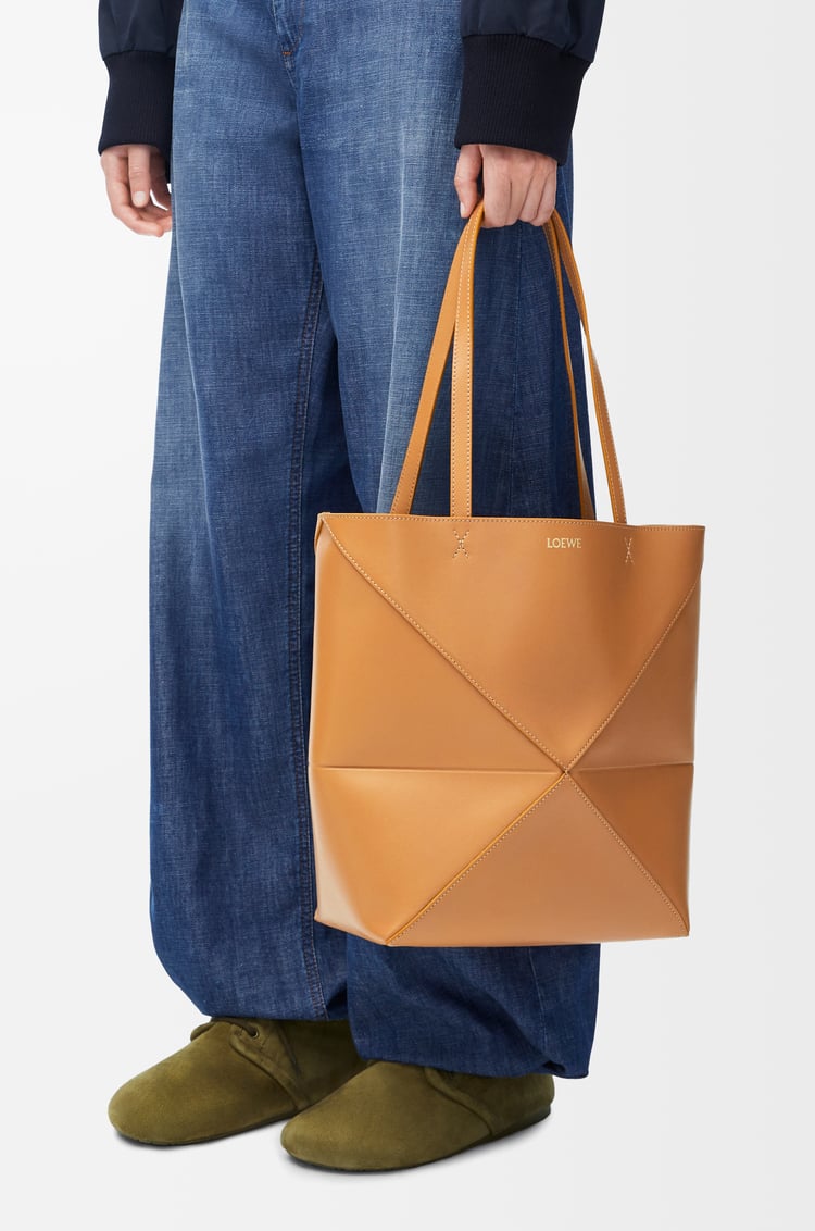 Loewe Medium Puzzle Fold tote in shiny calfskin 9 Colours Devoluciones gratuitas