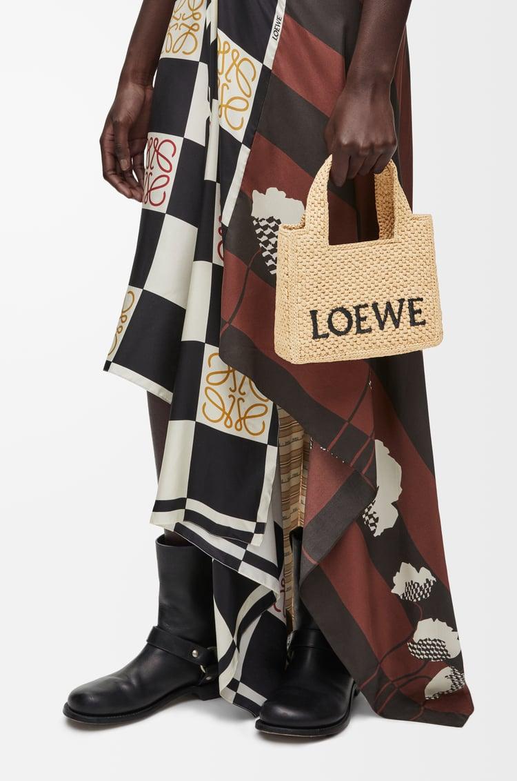 Loewe Mini LOEWE Font tote in raffia 1 Colours Oferta especial
