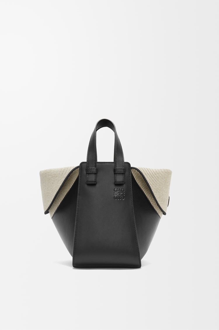 Loewe Compact Hammock bag in smooth calfskin and canvas 2 Colours Los más vendidos