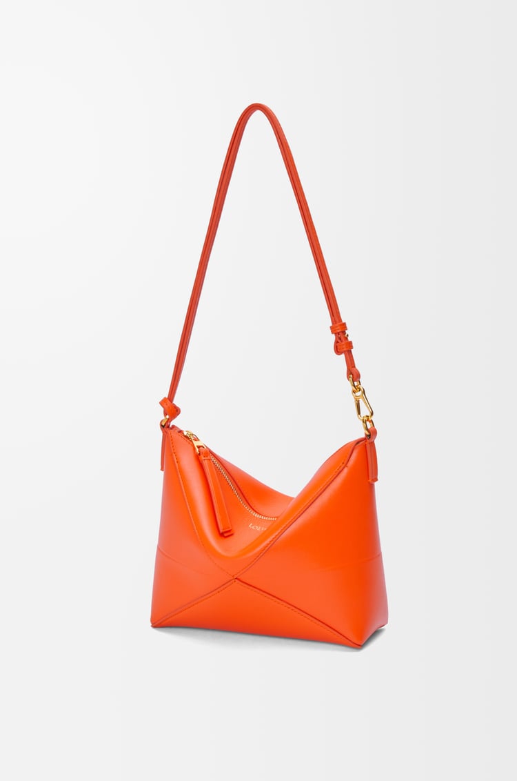 Loewe Puzzle Fold pouch in shiny nappa calfskin 8 Colours Oferta especial de fábrica