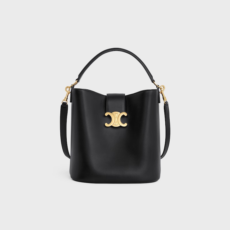 ﻿Celine BOLSO LOUISE MEDIANO DE PIEL DE BECERRO LISA