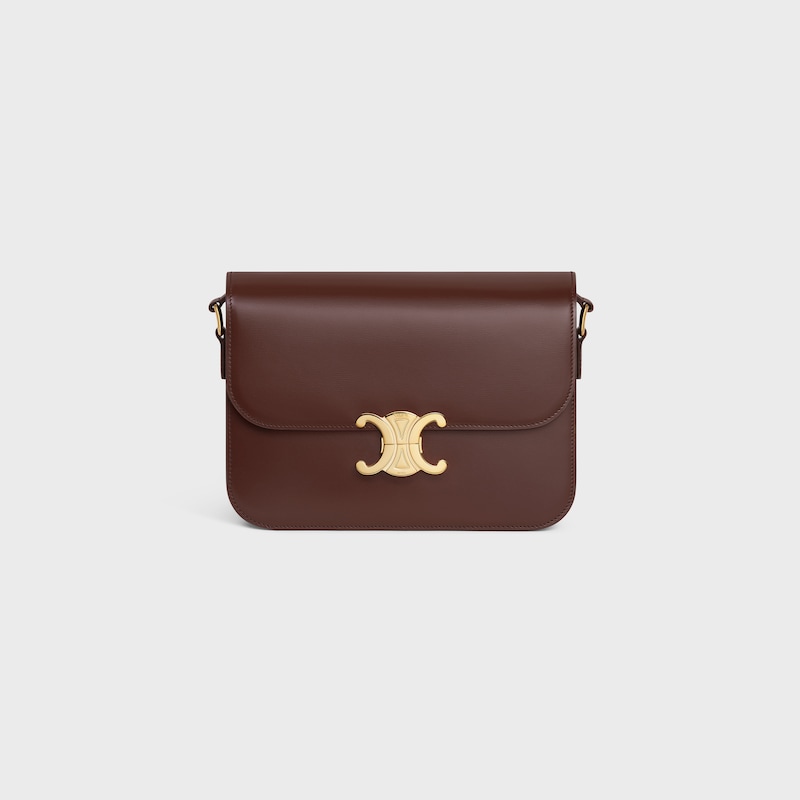 Celine BOLSO TRIOMPHE CLASSIQUE DE PIEL DE BECERRO BRILLANTE