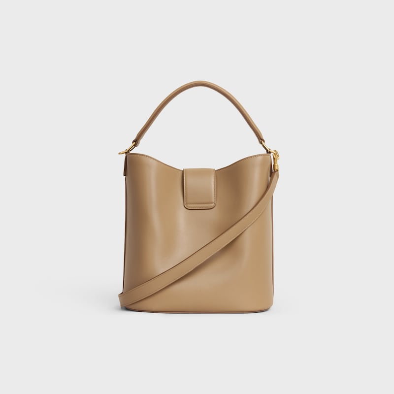 Celine BOLSO CUBO LOUISE MEDIANO DE PIEL DE BECERRO LISA Superdescuento