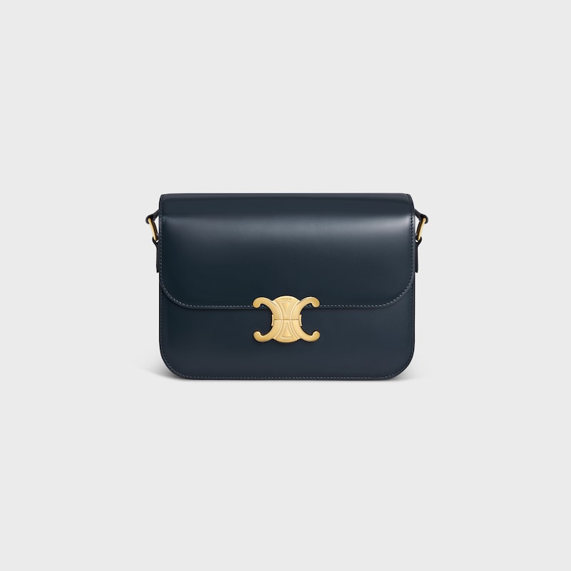 Celine BOLSO TRIOMPHE CLASSIQUE DE PIEL DE BECERRO BRILLANTE
