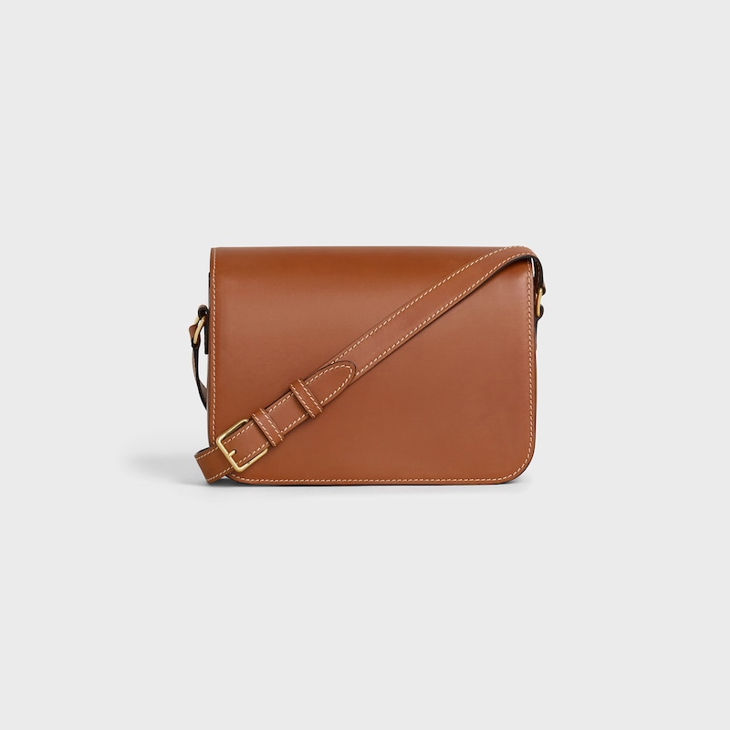 Celine BOLSO TRIOMPHE CLASSIQUE DE PIEL DE PIEL DE BECERRO NATURAL Precios de Black Friday