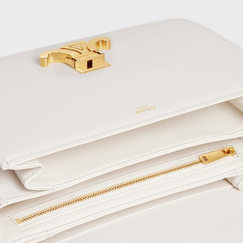Celine BOLSO TRIOMPHE CLASSIQUE DE PIEL DE BECERRO BRILLANTE Oferta exclusiva