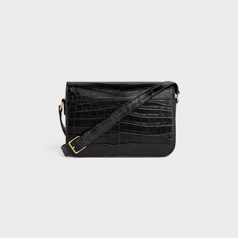 Celine Bolso Triomphe Classique de piel de cocodrilo del Nilo Ofertas de temporada