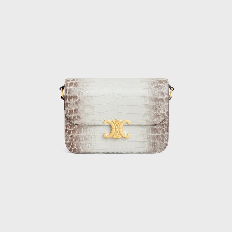 Celine BOLSO TRIOMPHE CLASSIQUE DE PIEL DE COCODRILO DEL NILO