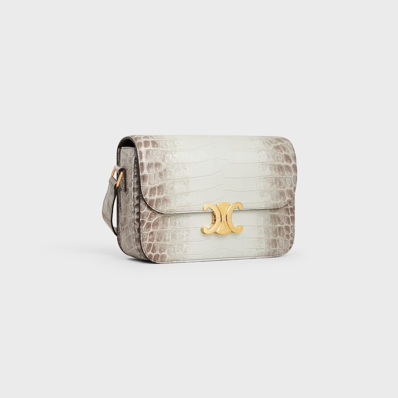 Celine BOLSO TRIOMPHE CLASSIQUE DE PIEL DE COCODRILO DEL NILO Ofertas especiales
