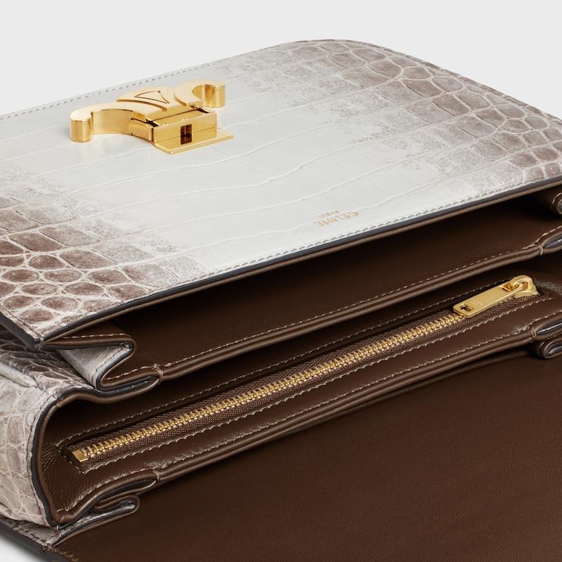 Celine BOLSO TRIOMPHE CLASSIQUE DE PIEL DE COCODRILO DEL NILO Ofertas especiales