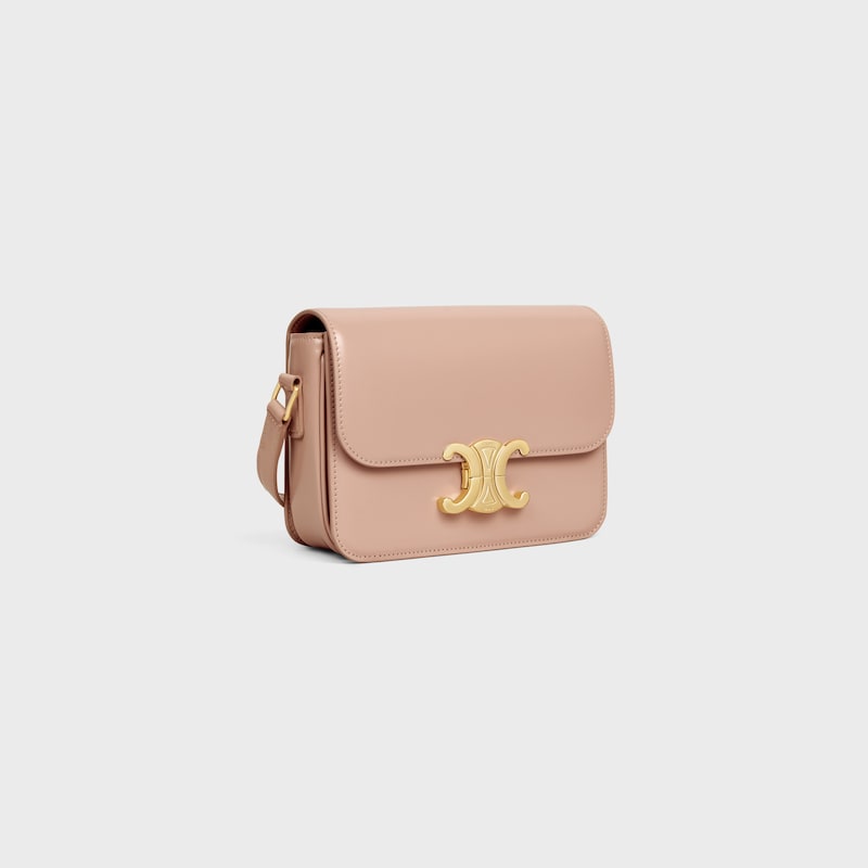 Celine BOLSO TEEN TRIOMPHE DE PIEL DE BECERRO BRILLANTE Grandes ahorros